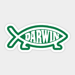 Darwin Fish Sticker